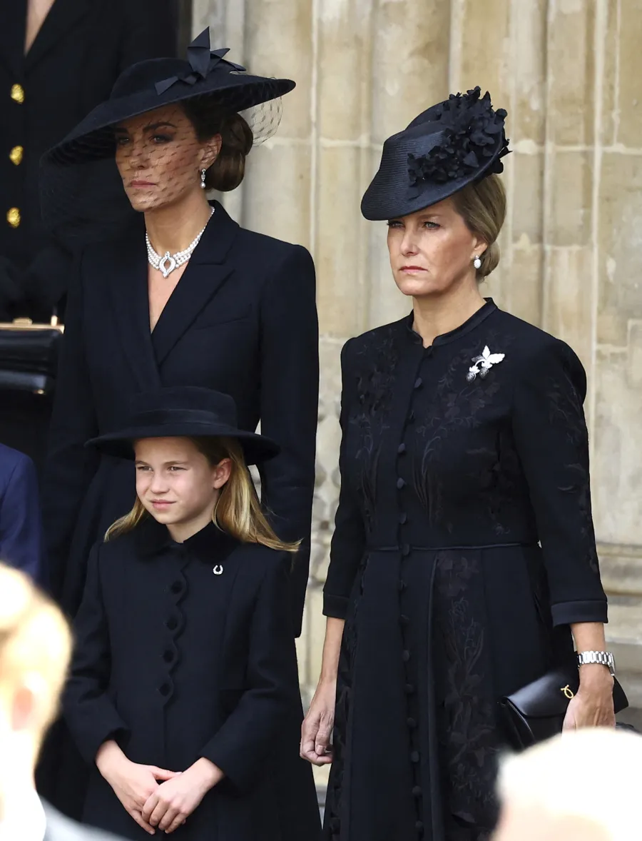 Prince Edward Mourns Queen Elizabeth II as Wife Sophie Joins Meghan Markle at State Funeral