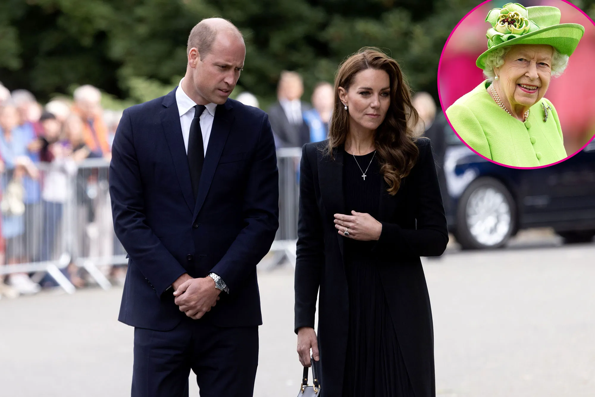 Prince William and Princess Kate View Floral Tributes to Queen Elizabeth II at Sandringham Estate Promo