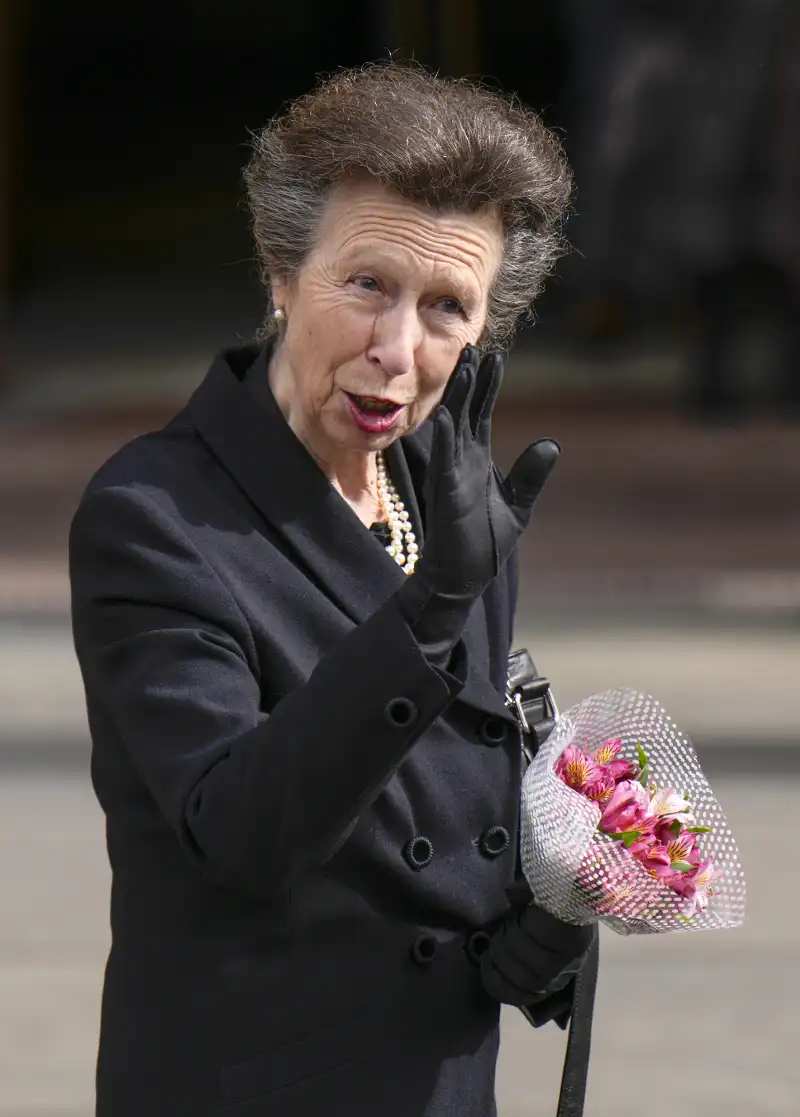 Princess Anne Greets Well-Wishers in Scotland Ahead of Queen Elizabeth II's Funeral: Photos