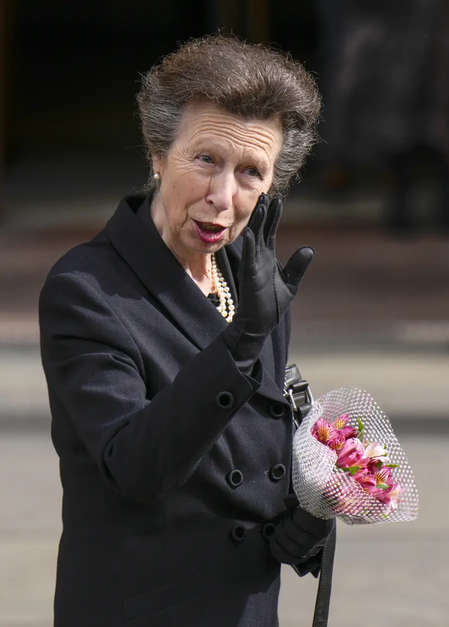 Princess Anne Greets Well-Wishers in Scotland Ahead of Queen Elizabeth II's Funeral: Photos
