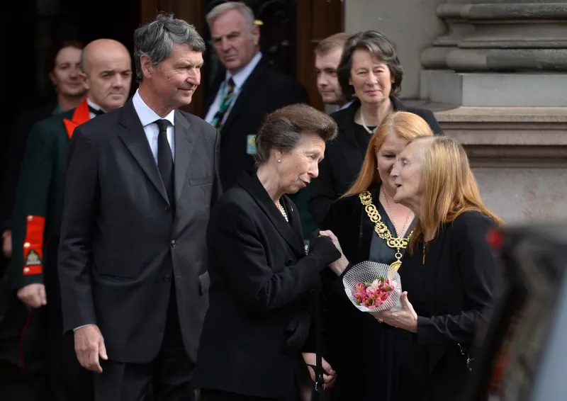 Princess Anne Greets Well-Wishers in Scotland Ahead of Queen Elizabeth II's Funeral: Photos