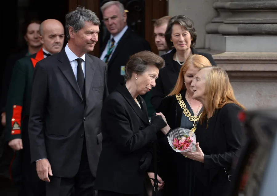 Princess Anne Greets Well-Wishers in Scotland Ahead of Queen Elizabeth II's Funeral: Photos