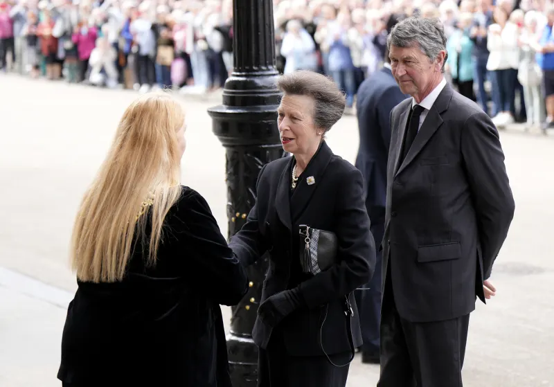 Princess Anne Greets Well-Wishers in Scotland Ahead of Queen Elizabeth II's Funeral: Photos