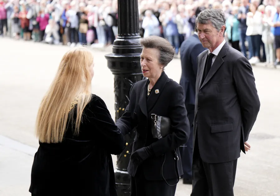 Princess Anne Greets Well-Wishers in Scotland Ahead of Queen Elizabeth II's Funeral: Photos