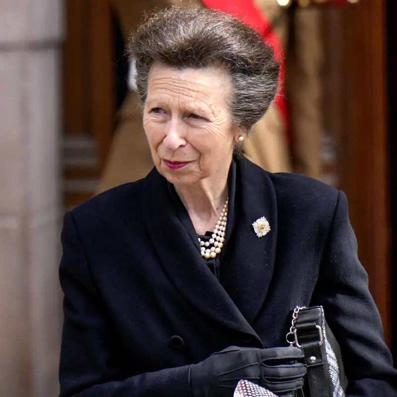 Princess Anne Mourns Late Mother Queen Elizabeth II at State Funeral
