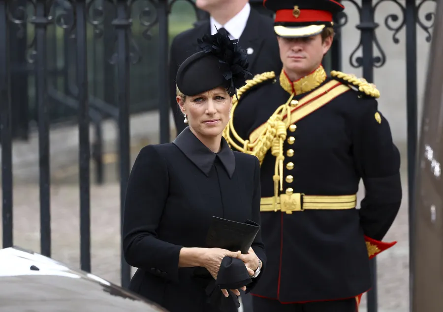 Princess Anne’s Children Peter Phillips and Zara Tindall Pay Their Respects to Grandmother Queen Elizabeth II at State Funeral