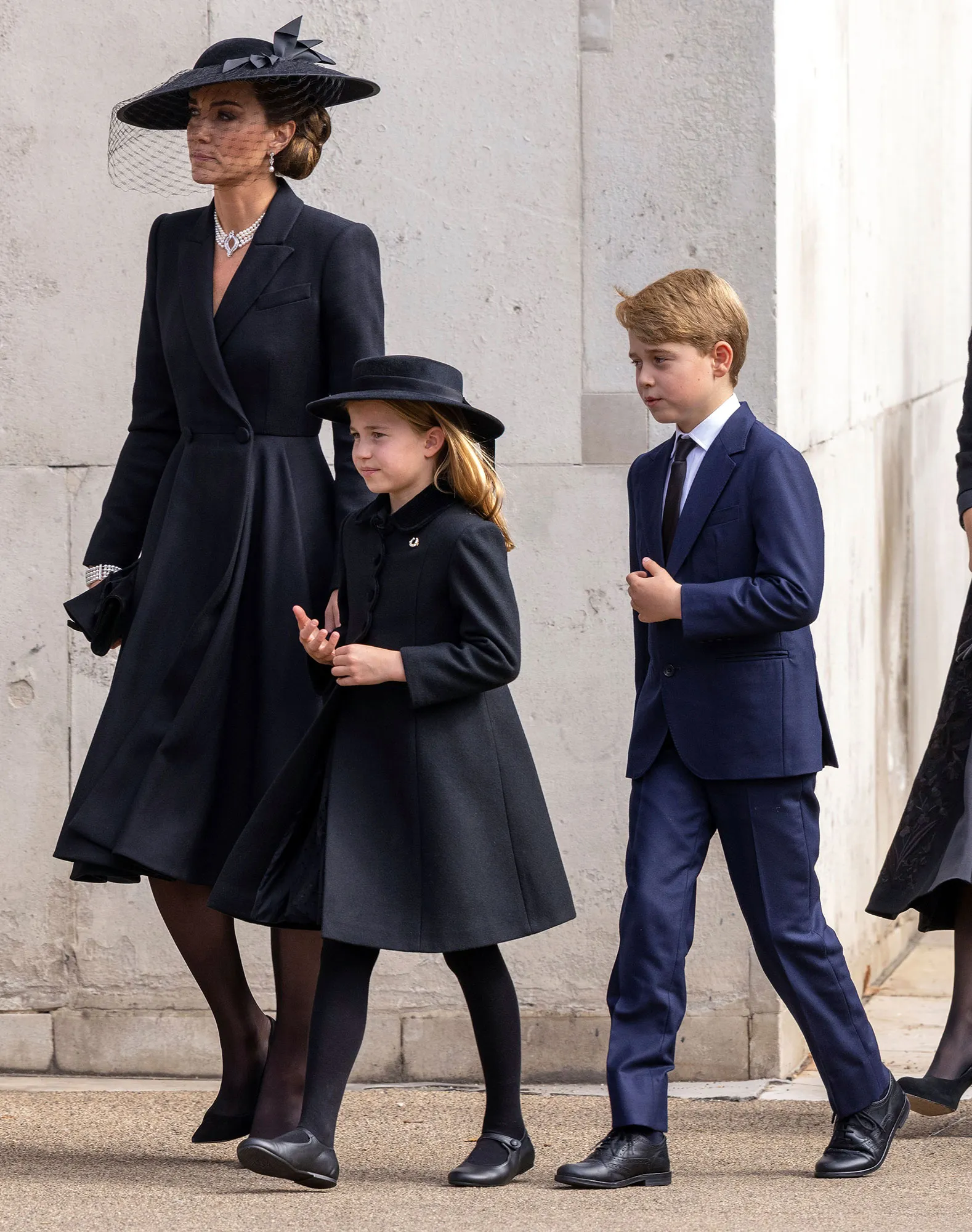 Princess Kate Reminds Prince George and Princess Charlotte to Curtsy After Queen Elizabeth II’s Funeral