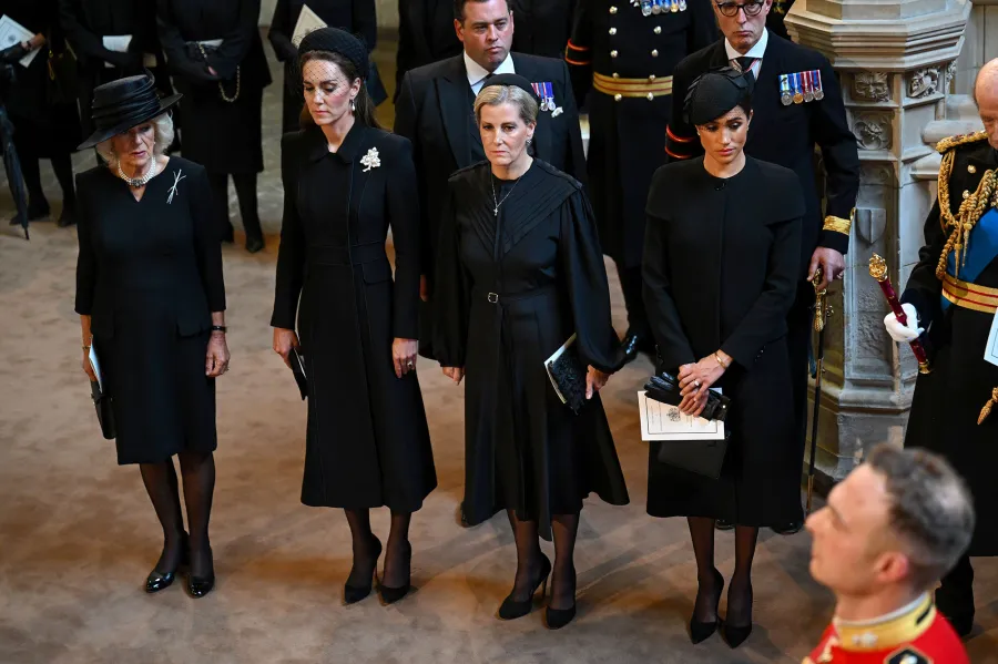 Princess Kate Wears Earrings from Queen Elizabeth II to Her Majesty's Procession
