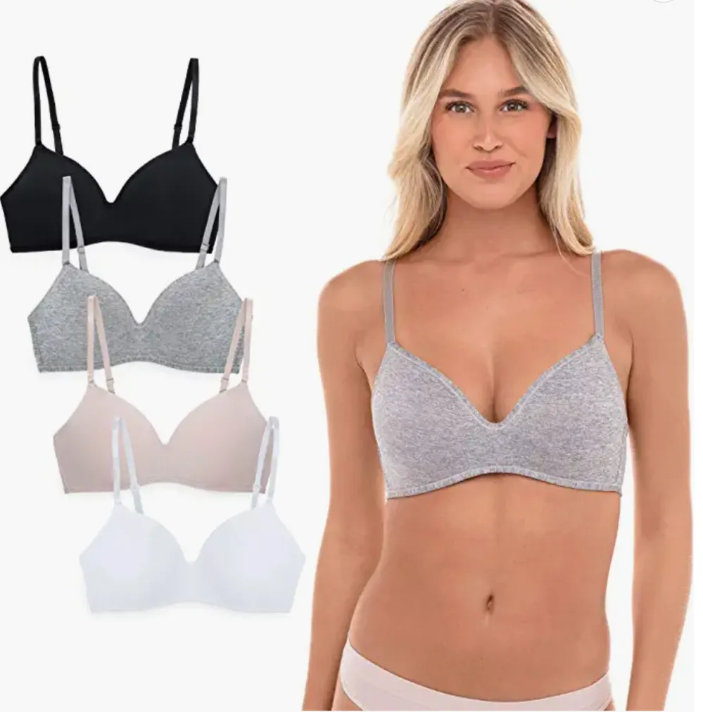 Rene Rofe 4 Pack Wirefree Bra