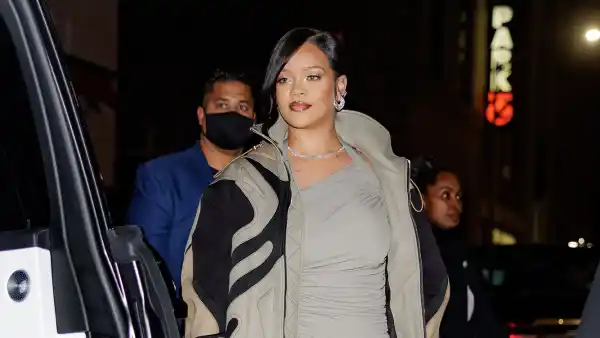 Rihanna Steps Out in a Mini Dress and an Oversized Coat Amid Superbowl News