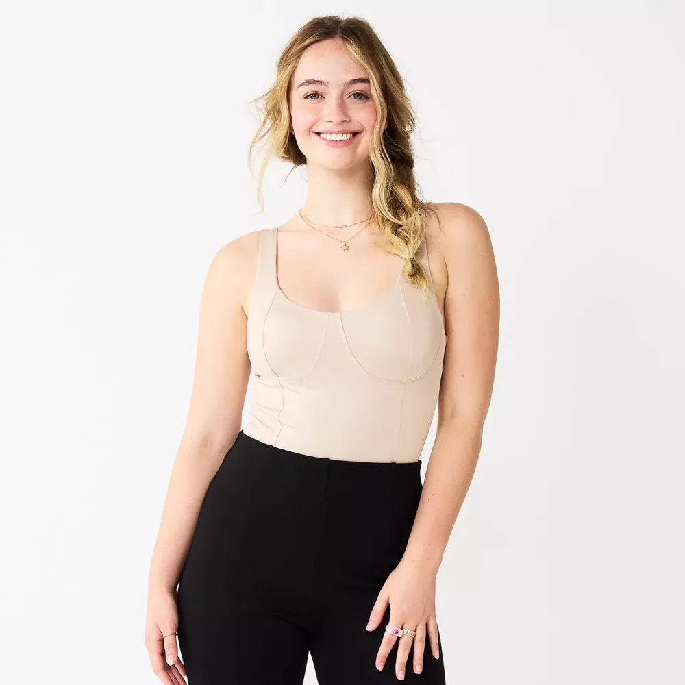 SO&reg; Bustier Seamed Bodysuit