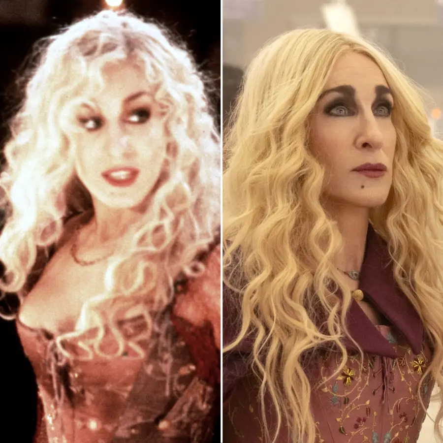 Sarah Jessica Parker Hocus Pocus Cast Then and Now
