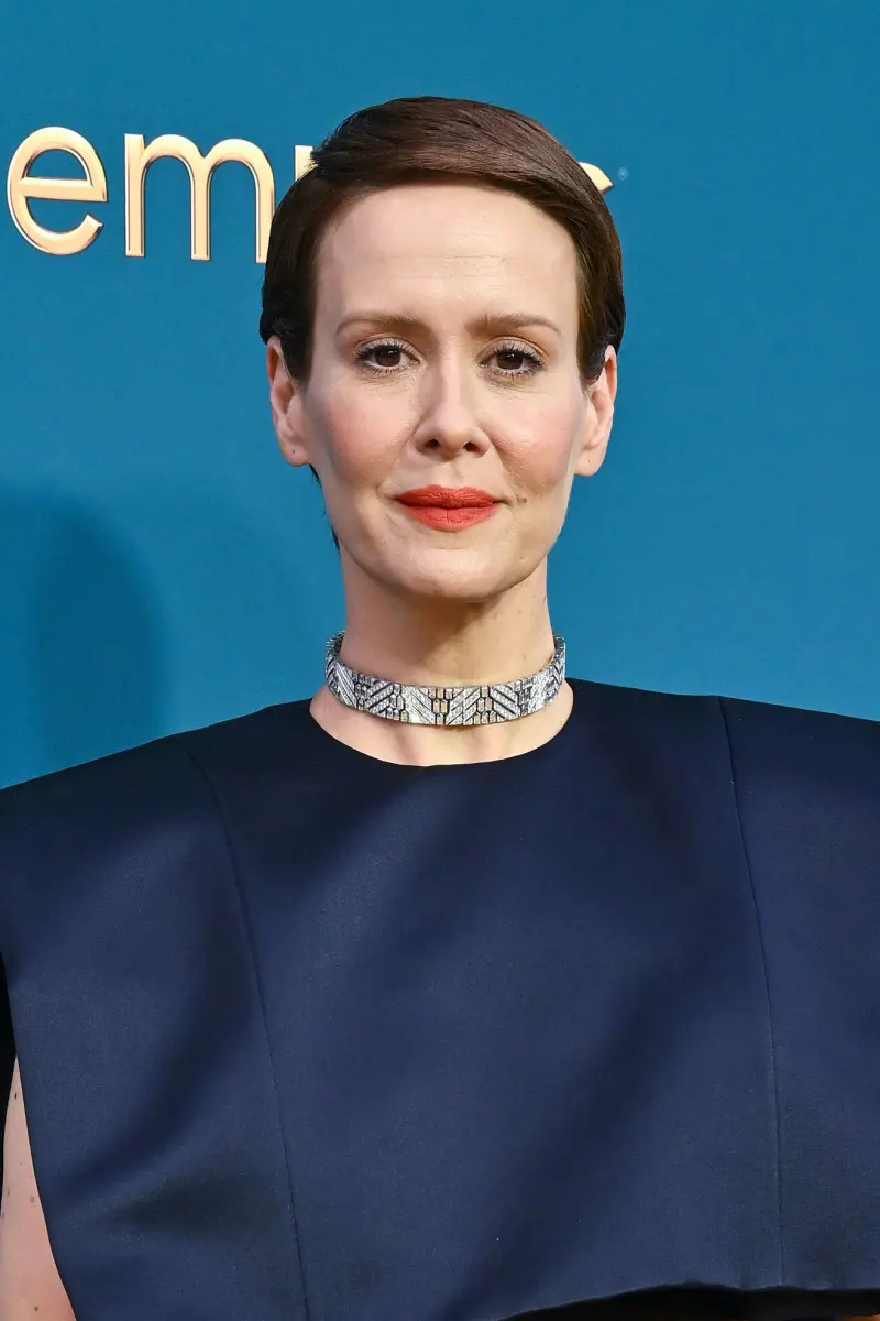 Sarah Paulson Emmys Best Beauty 2022 Emmys