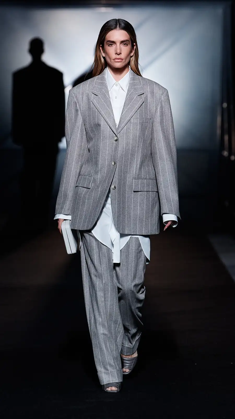 Valentina Ferrer & Naomi Campbell backstage at BOSS’s Fall/Winter 2022 runway show during Milan Fashion Week