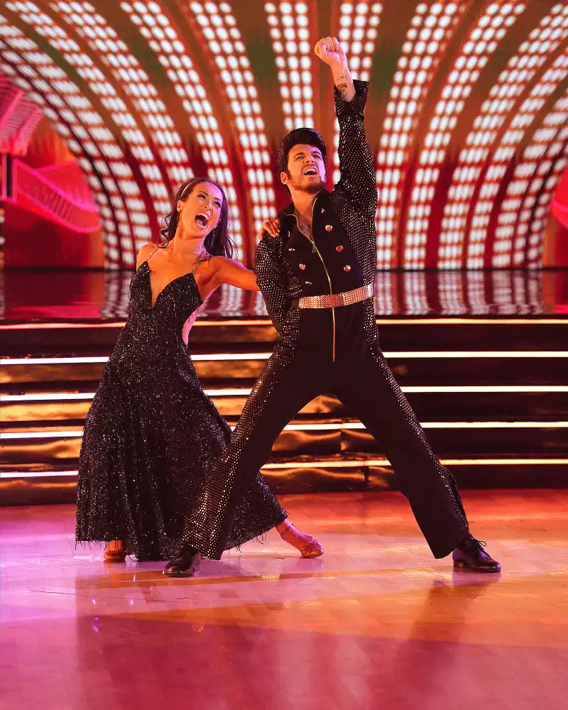 Vinny Guadagnino and Koko Iwasaki Dancing With the Stars Contestants Battle It Out on Elvis Night