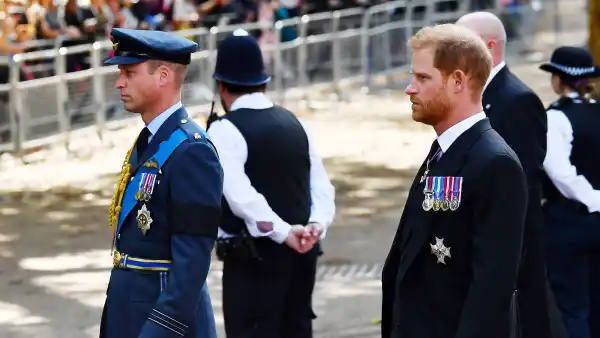 William and Harry Walk Behind Queen Coffin Almost 25 Years to the Day After Princess Diana's Funeral 9