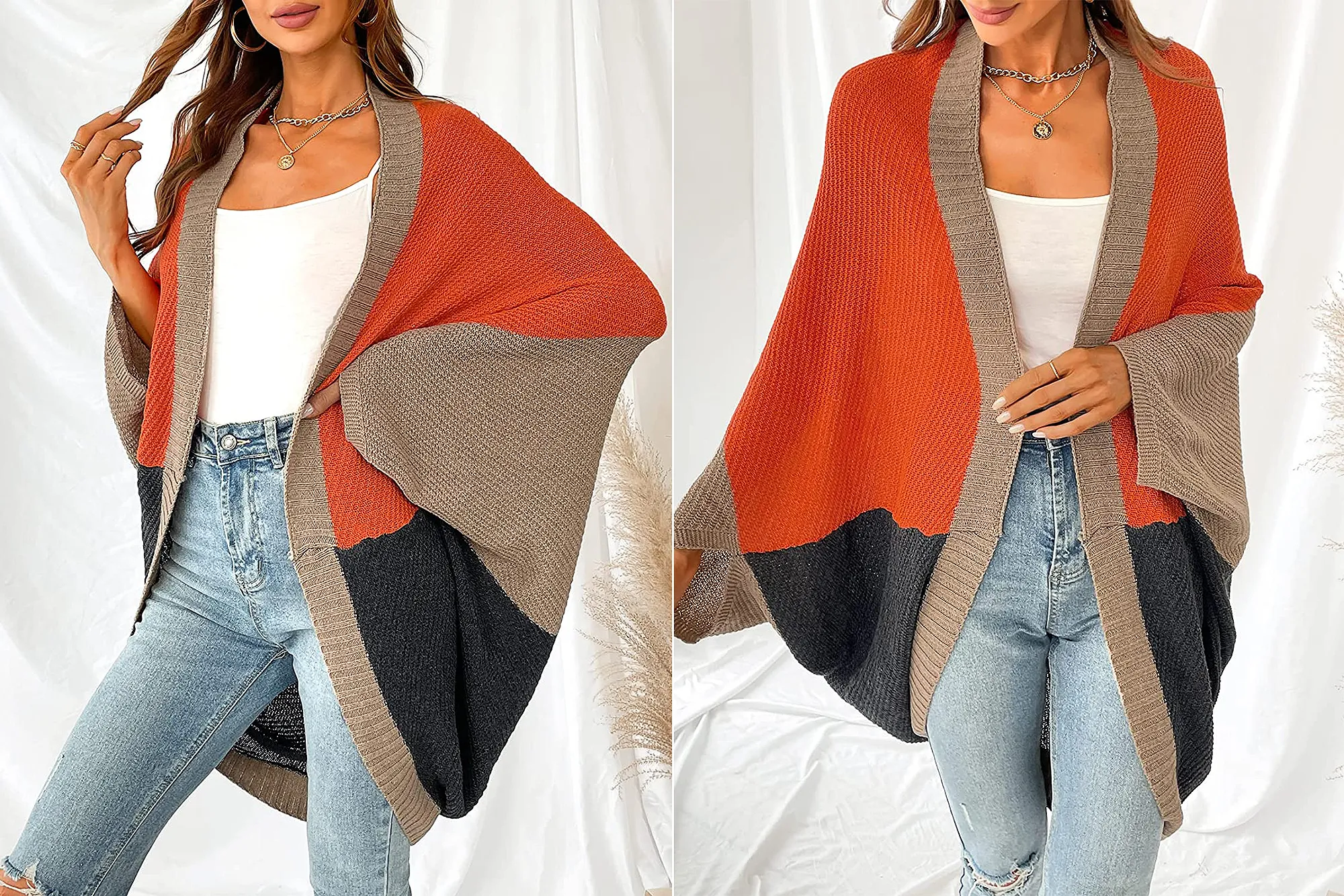 amazon-cupshe-color-block-cardigan
