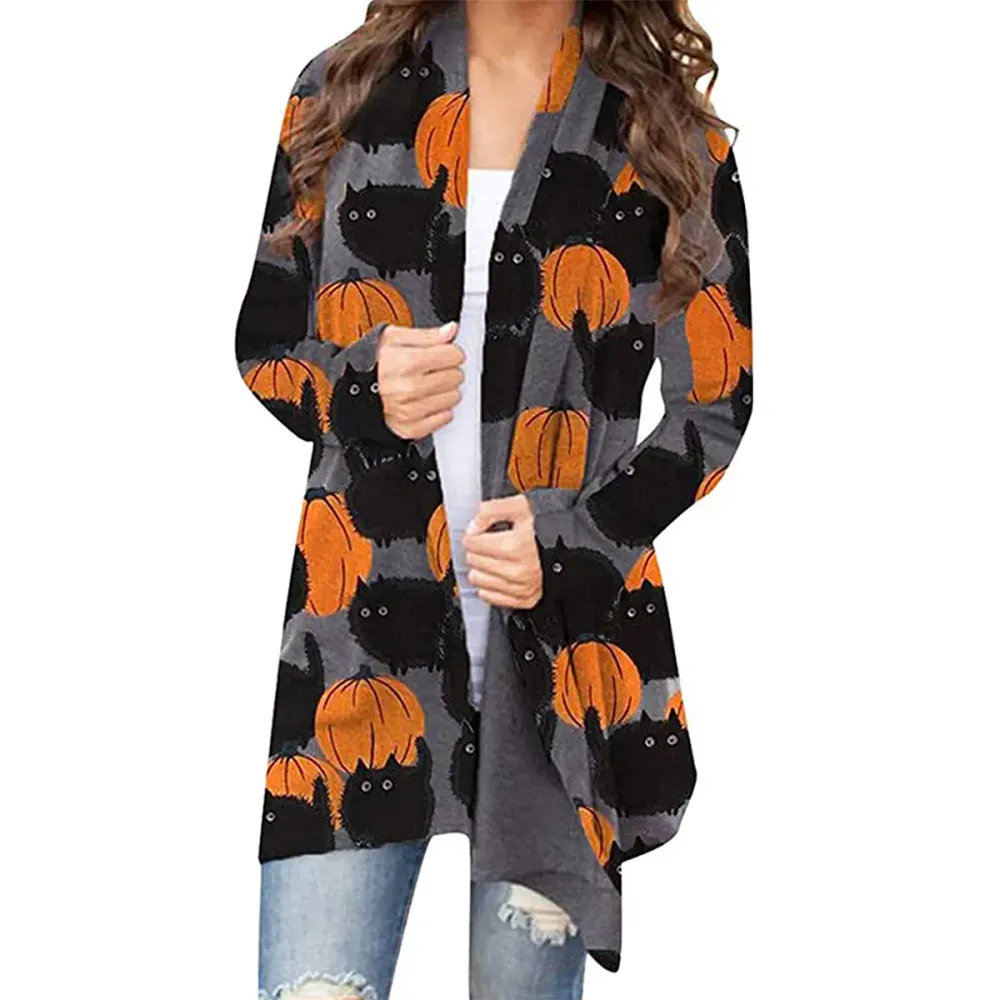 amazon-festive-fall-cardigans-pumpkins-cats