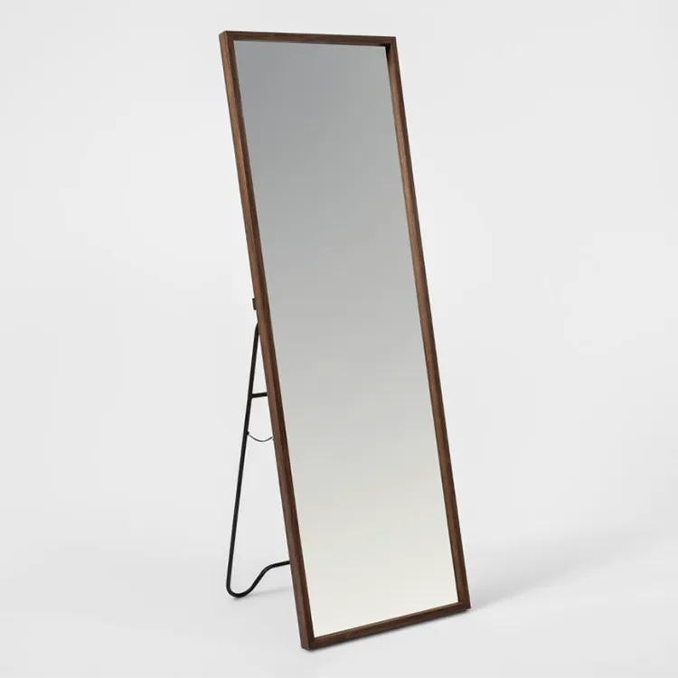 brown floor mirror