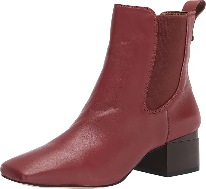 burgundy boots