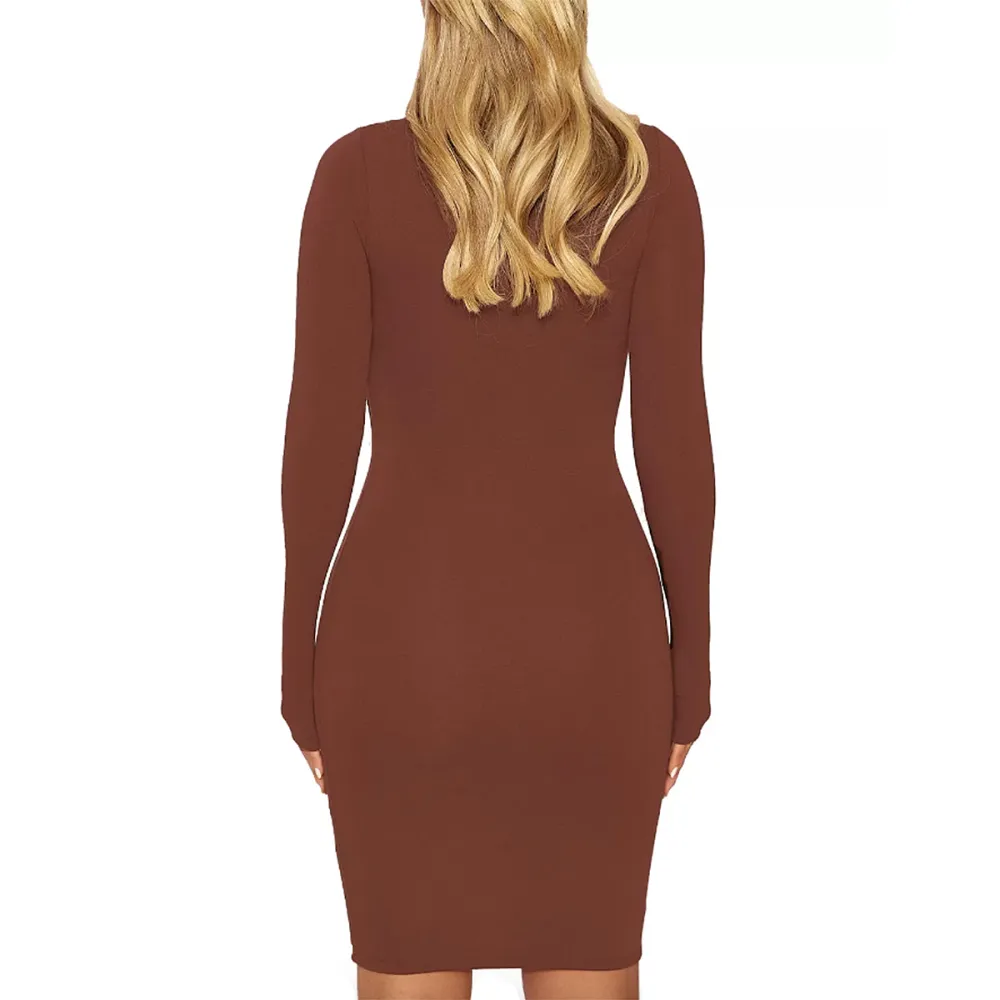macys-naked-wardrobe-mini-dress-chocolate