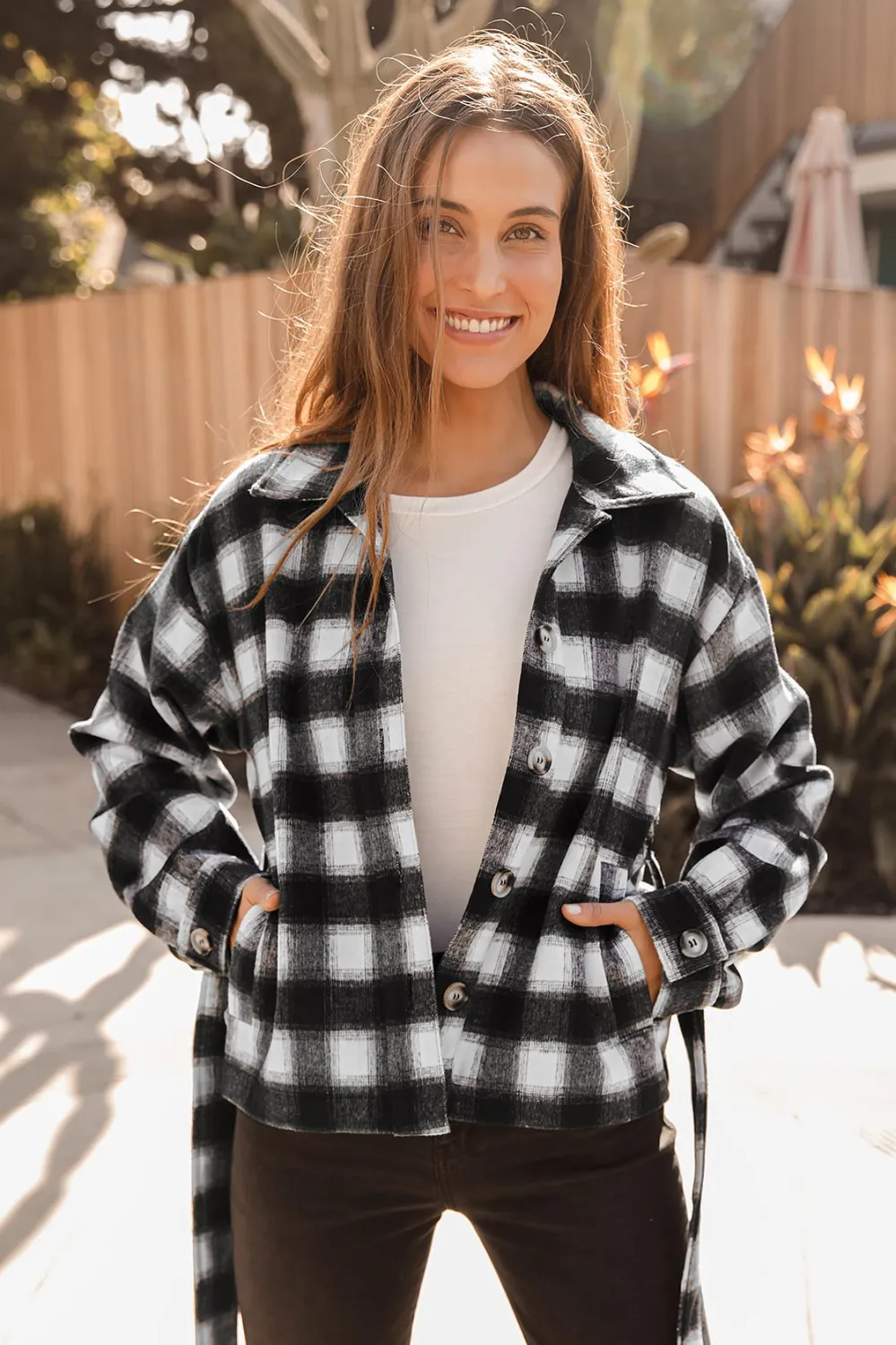 plaid jacket