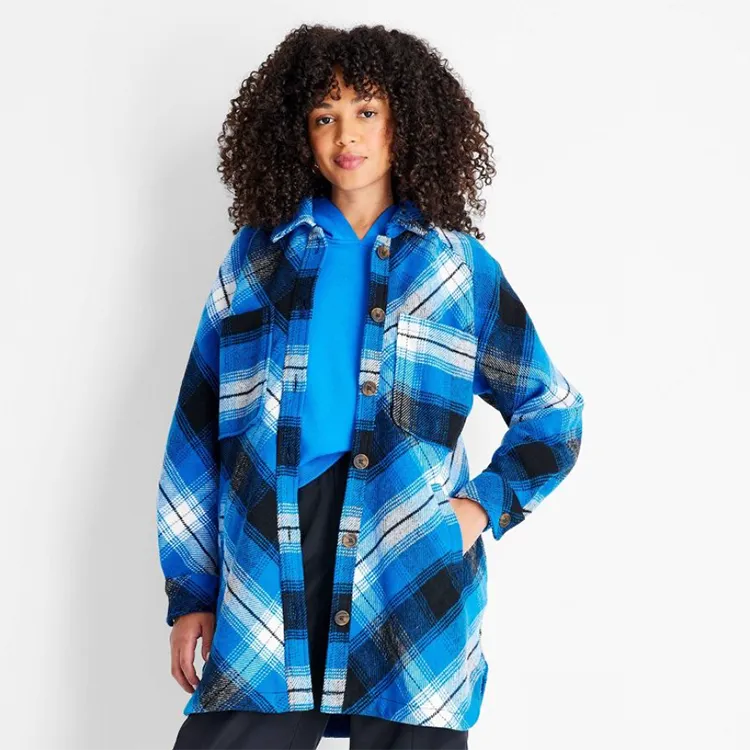 plaid shacket