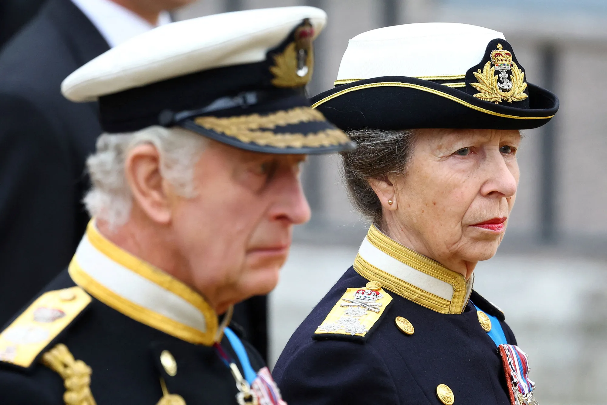 Princess Anne Mourns Late Mother Queen Elizabeth II at State Funeral