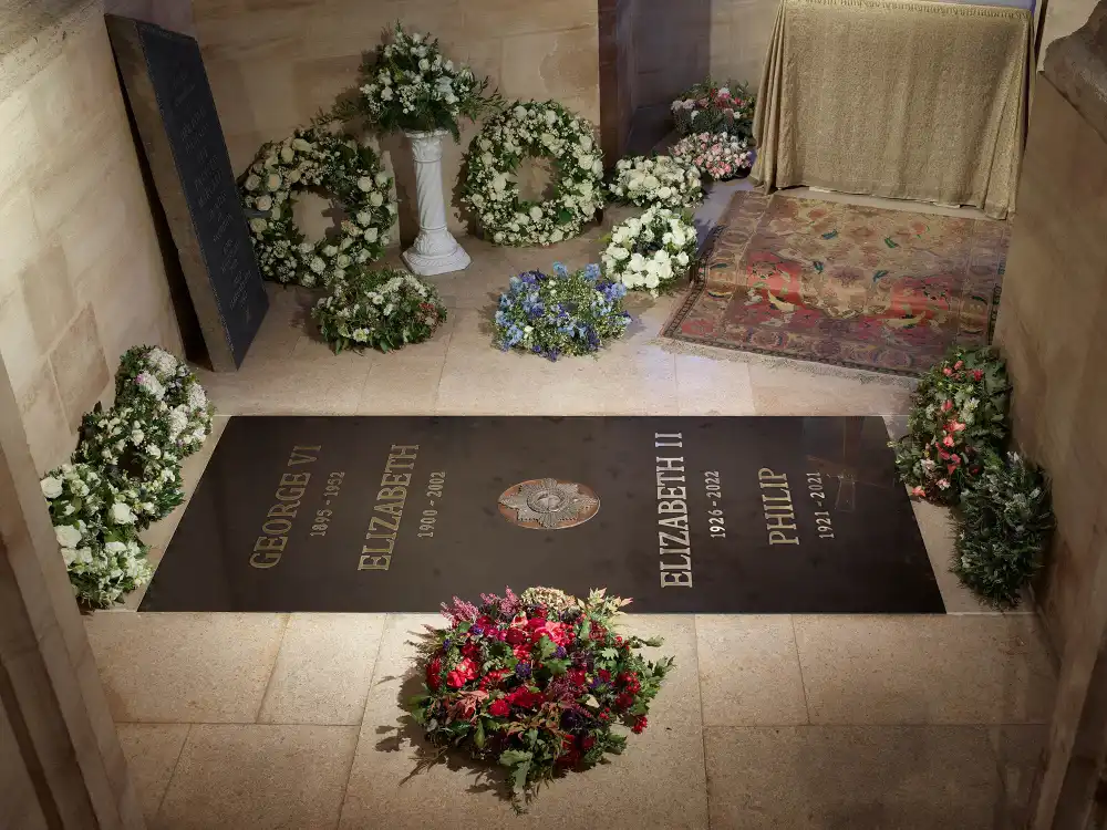 Queen Elizabeth II and Prince Philip&rsquo;s Final Resting Place Marked With New Ledger: See Photo