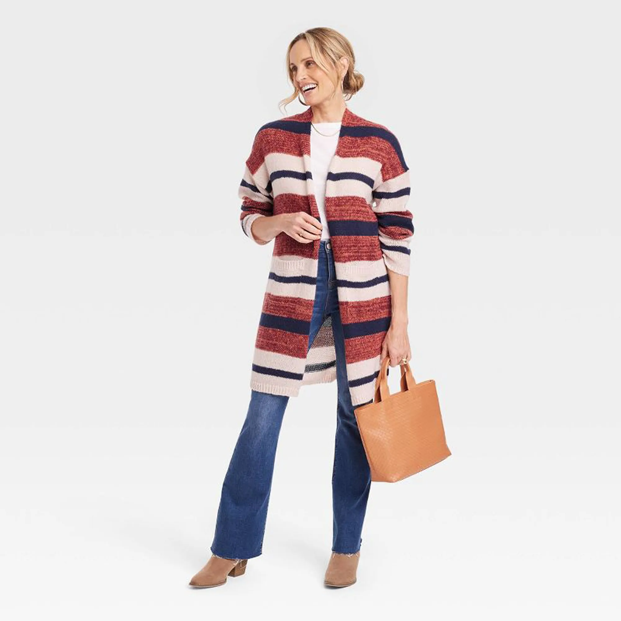 target-knox-rose-cardigan-navy-rust