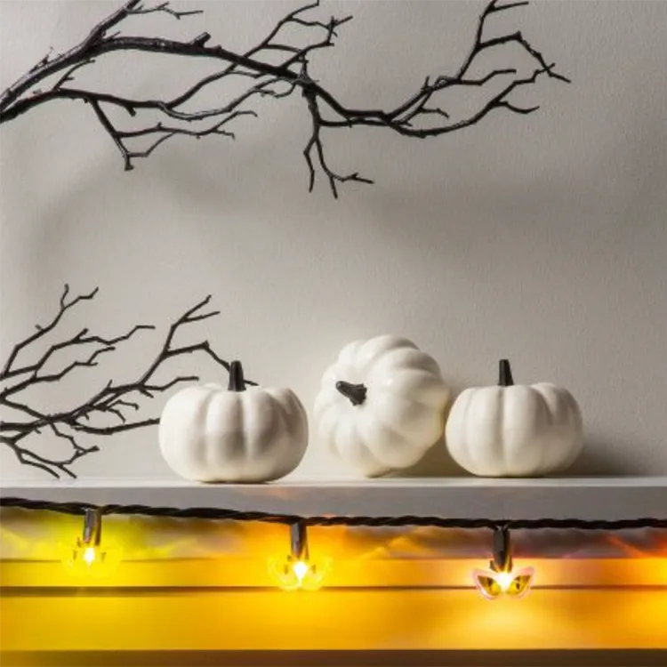 white pumpkins