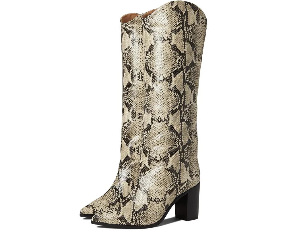 Schutz snakeskin boots