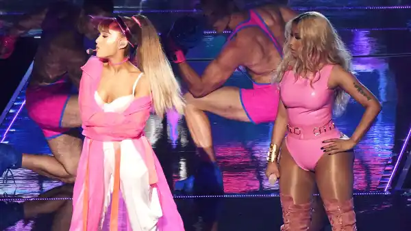Ariana-Grande-Reveals-the-NSFW-Meaning-Behind-Her-‘Side-to-Side-Collaboration-With-Nicki-Minaj-Ariana-Grande-NIcki-Minaj-MTV-Music-Video-Awards-2016