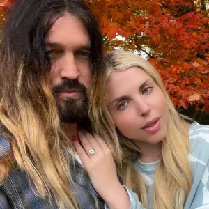 Billy Ray Cyrus Seemingly Confirms Engagement to Firerose 15