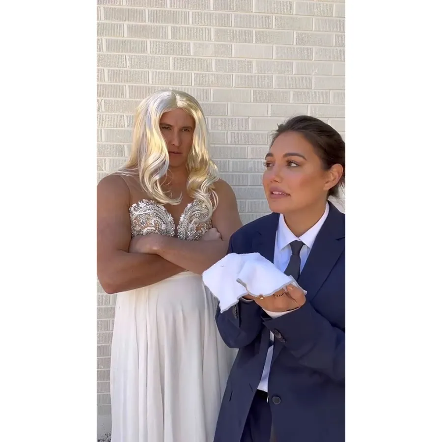 Blake Horstmann and Giannina Gibelli Relationship Timeline Halloween 2022