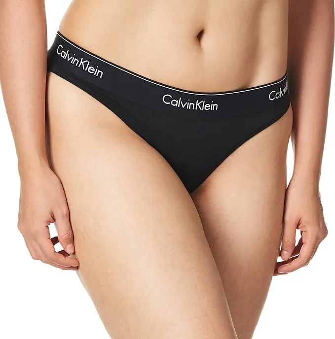 Calvin Klein Women&rsquo;s Modern Cotton Stretch Thong Panties