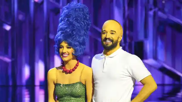Charli D'Amelio and Mark Ballas Marge Simpson 3