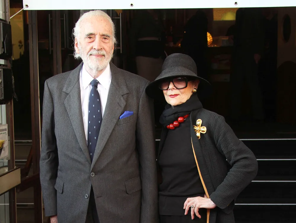 Christopher-Lee-Was-the-Only-Lord-of-the-Rings-Star-to-Meet-J.R.R.-Tolkien-Is-Mourned-on-Twitter-by-Elijah-Wood-More-Christopher-Lee-and-Brigitte-Kroencke