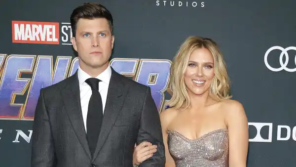 Colin Jost Is an ‘Extremely Hands-On Dad’- Scarlett Johansson Is ‘Happy’ With Their ‘Laid-Back’ Relationship 011 Arrivals At The World Premiere Of Avengers Endgame