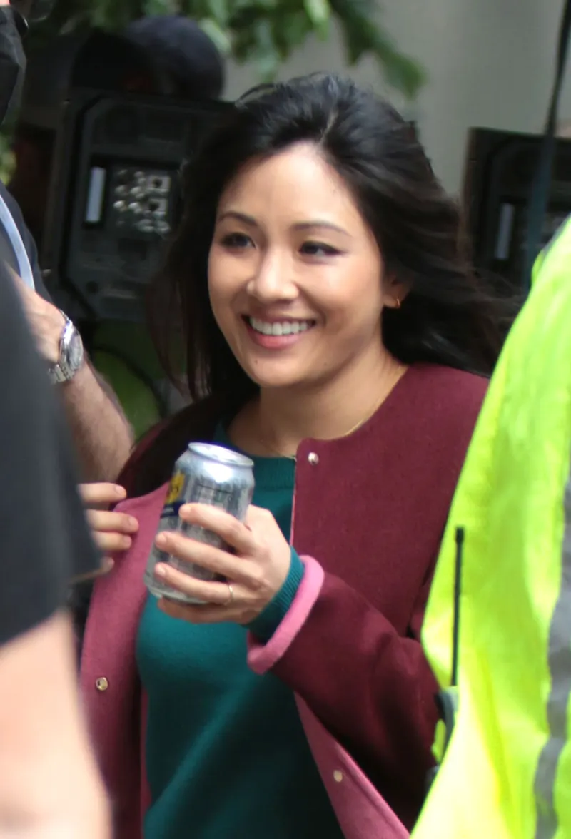 Constance-Wus-Book-‘Making-a-Scene-Addresses-Rape-Fresh-Off-the-Boat-Controversy-Being-a-Sexual-Harasser-and-More-22 'lyle lyle crocodile filming set holding a can