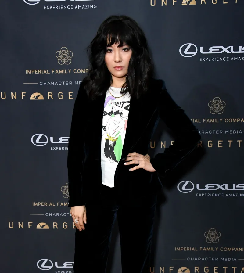 Constance Wu’s Book ‘Making a Scene’ Addresses Rape, Fresh Off the Boat Controversy, Being a Sexual Harasser and More 7 posing at the Unforgettable Gala, Beverly Hilton Hotel, Arrivals, Los Angeles, USA