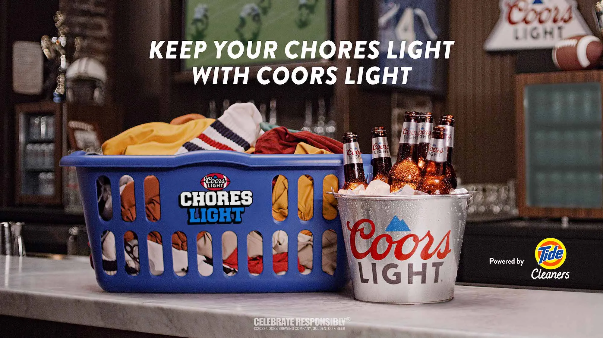 Coors Light Tide Cleaners Promo