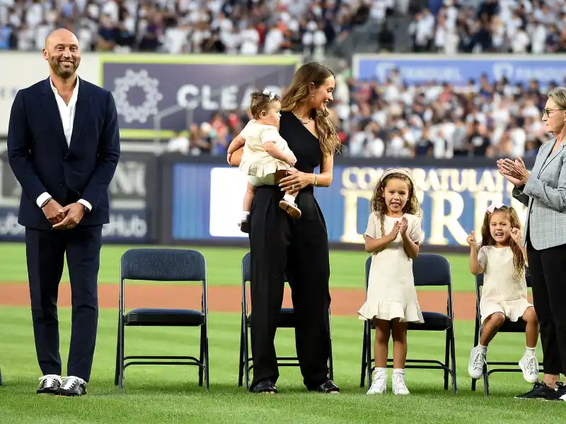 Derek Jeter Family Album With 3 Daughters