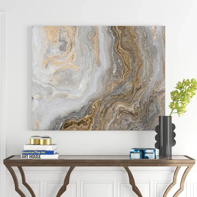 Etta Avenue&trade; White Marble Painting