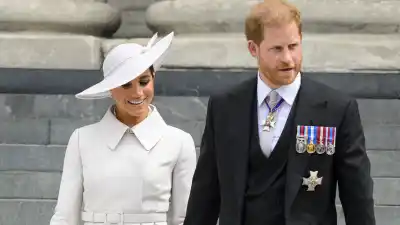 Everything Prince Harry and Meghan Markle Have Said About Their 3 Rescue Dogs- They Provide Us 'Emotional Support' 045 National Service of Thanksgiving, St Paul's Cathedral, London, UK - 03 Jun 2022