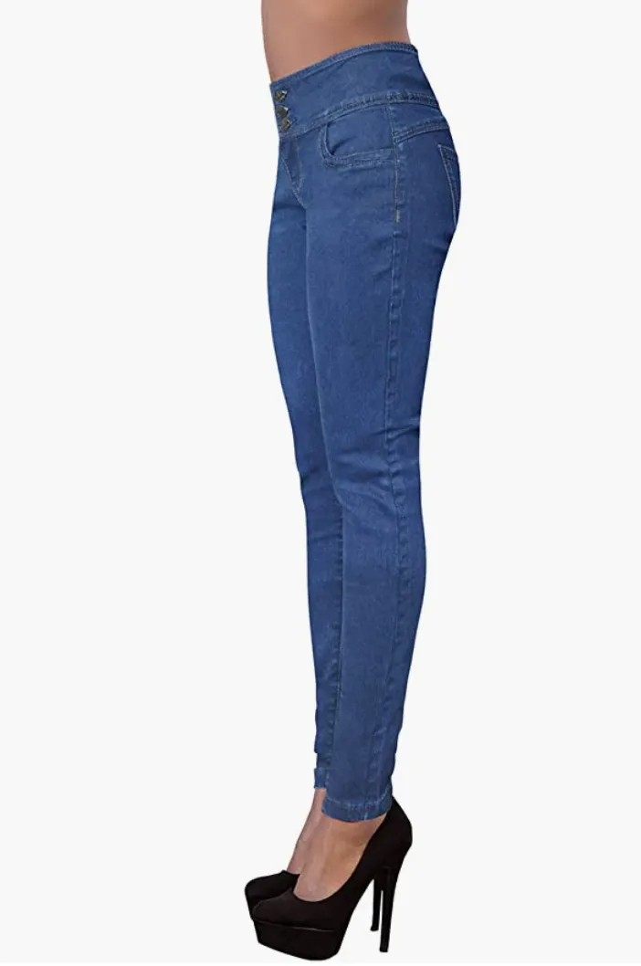 Hybrid & Company Butt Lift High Waist Stretch Skinny Jeans