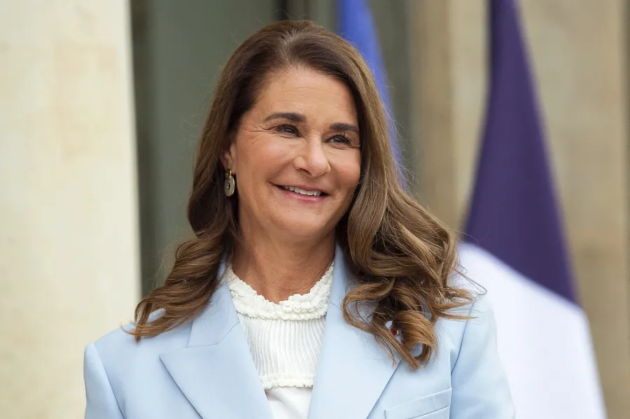 Inside Bill Gates and Melinda Gates' Divorce 2 arrives for a meeting with French President at the Elysee Palace in Paris