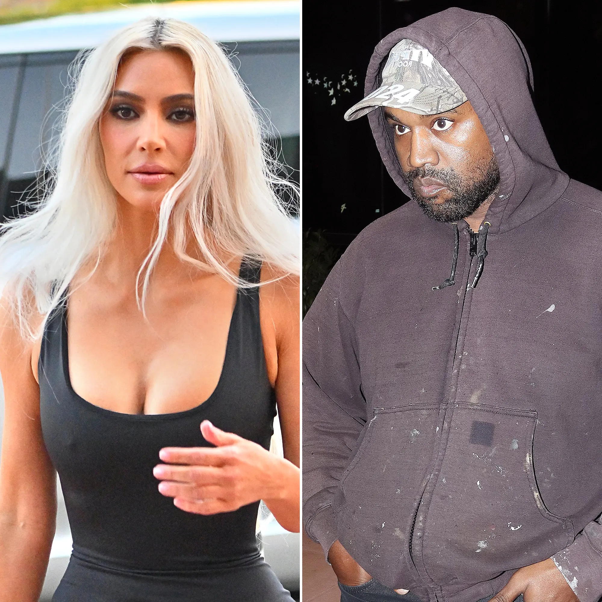 Kanye West and Kim Kardashian Sit Separately at North West Basketball Game