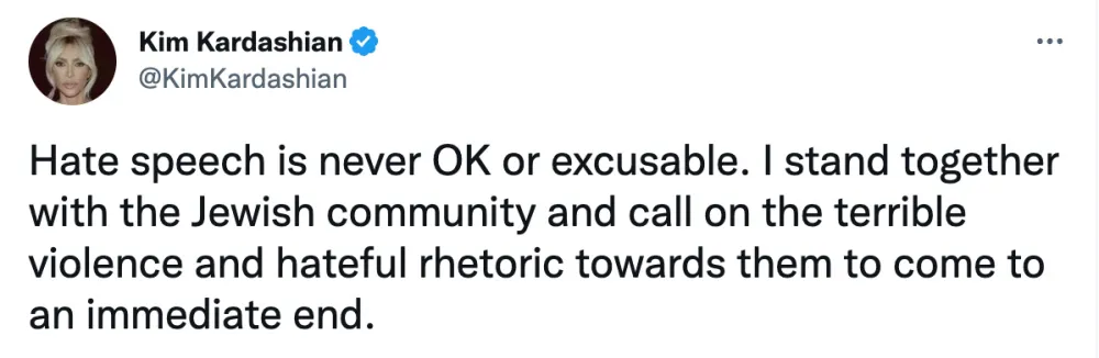 Kim Kardashian Breaks Silence on Ex Kanye West's Controversial Comments About Jewish Community: 'Hate Speech Is Never OK' 006