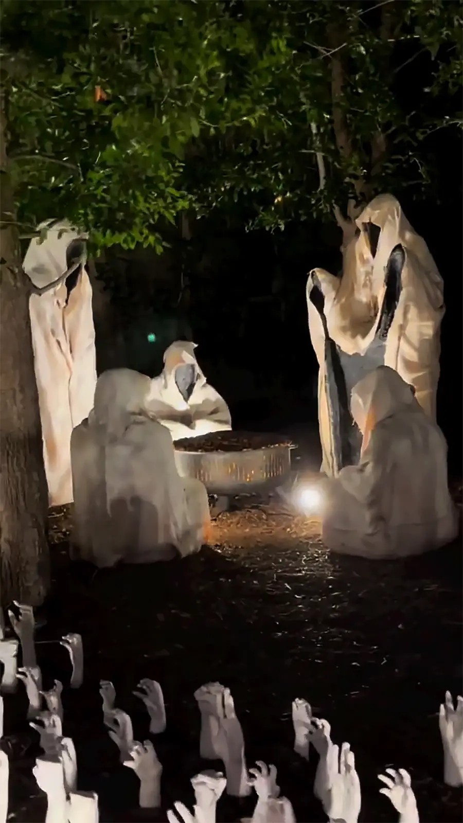 Kim Kardashian Shares Her Spooky Skeleton Halloween Decorations